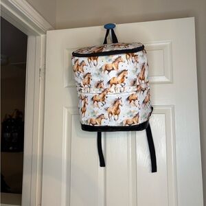 Horse Print Backpack Cooler